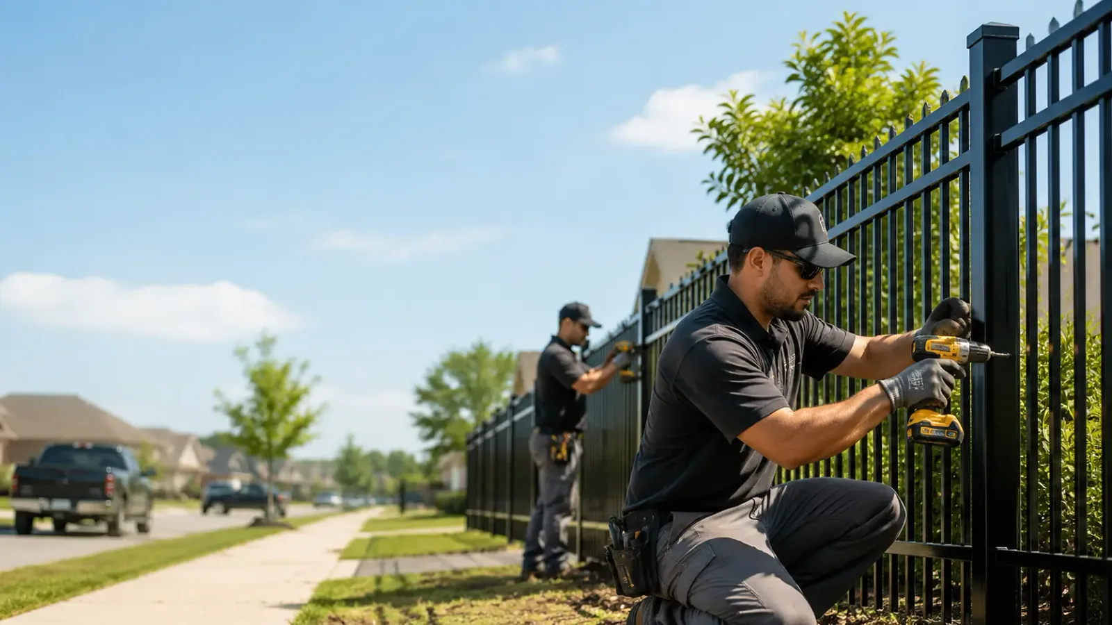 Metal Fence Installation in Camden, OH